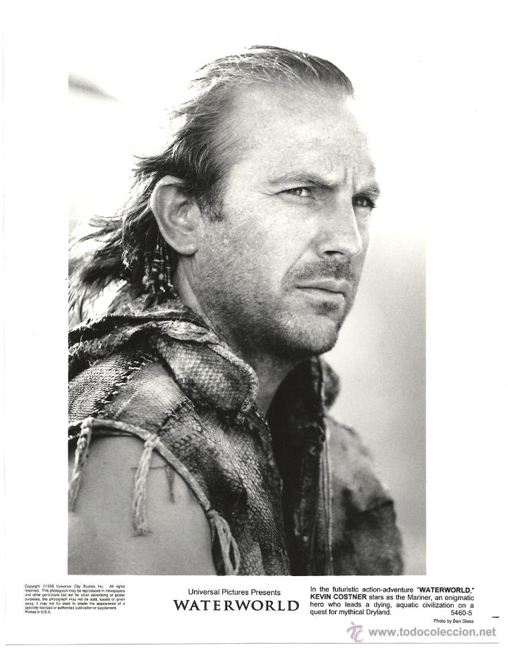 Cin&eacute;ma: F13282 KEVIN COSTNER WATERWORLD FOTO B/N ORIGINAL AMERICANA