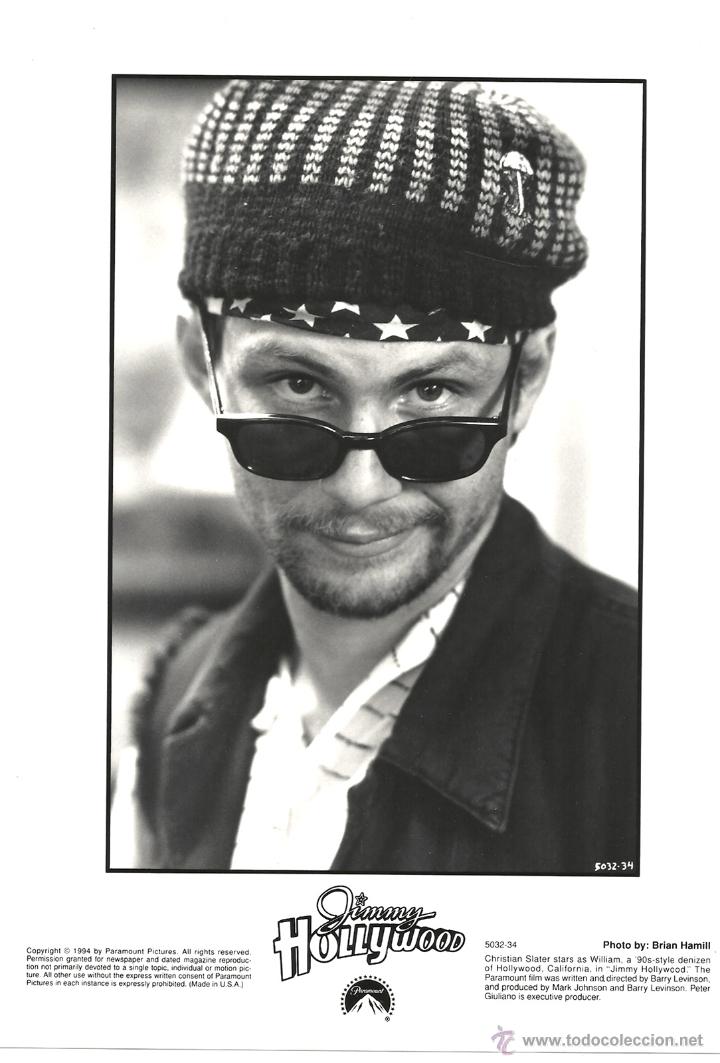 Cin&eacute;ma: F13338 CHRISTIAN SLATER JIMMY HOLLYWOOD FOTO B/N ORIGINAL AMERICANA