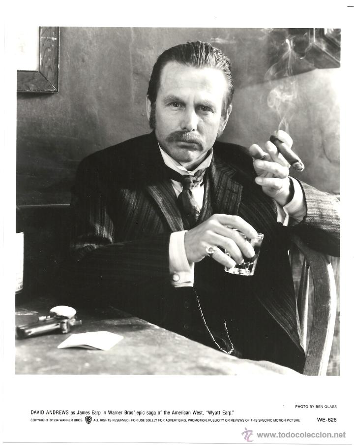 Cine: F13380 DAVID ANDREWS WYATT EARP FOTO B/N ORIGINAL AMERICANA
