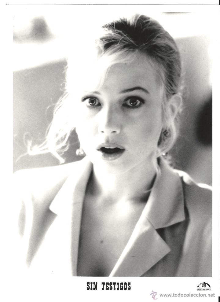 Cine: F13513 REBECCA DE MORNAY SIN TESTIGOS FOTO B/N ORIGINAL ESPA&Ntilde;OLA