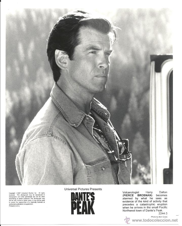 Cin&eacute;ma: F13568 PIERCE BROSSNAN UN PUEBLO LLAMADO DANTE'S PEAK FOTO B/N ORIGINAL AMERICANA