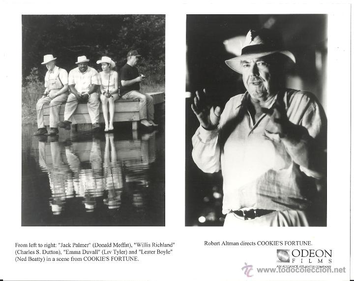 Kino: F13590 ROBERT ALTMAN COOKIE'S FORTUNE DIRECTOR FOTO B/N ORIGINAL AMERICANA