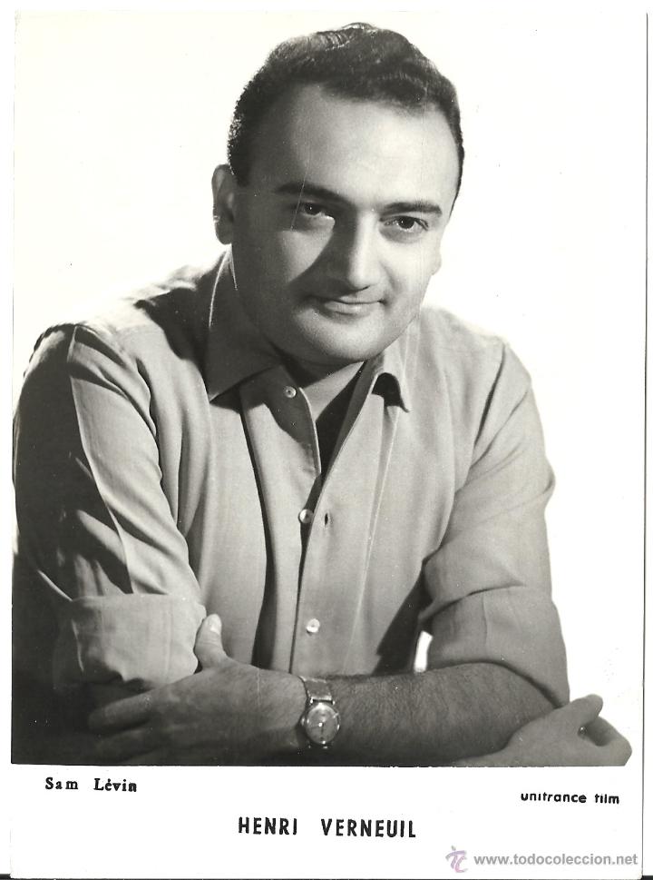 Kino: F35426 HENRI VERNEUIL FOTO B/N ORIGINAL ALEMANA