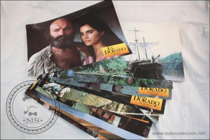 Cine: Conjunto de 11 Fotocromos / Carteles Promocionales de Cine - El Dorado - Carlos Saura