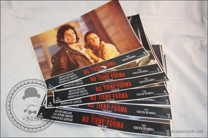 Cine: Conjunto de 8 Fotocromos / Carteles Promocionales de Cine - El Terror No Tiene Forma - Kevin Dillon