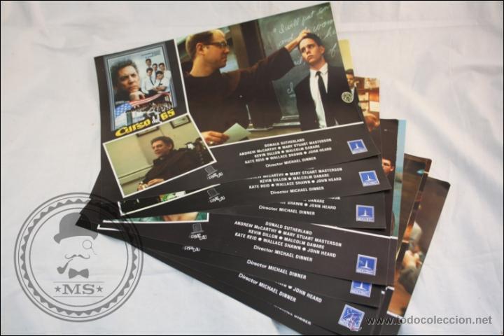 Cine: Conjunto de 11 Fotocromos / Carteles Promocionales de Cine - Curso del 65 -Kevin Dillon / Sutherland