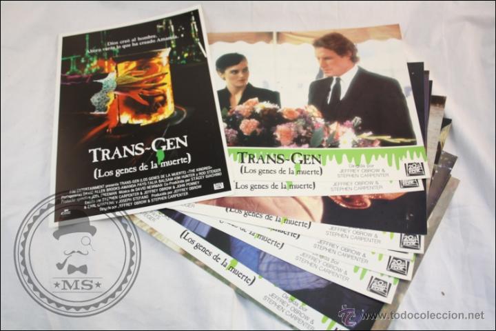 Cine: Conjunto de 13 Fotocromos / Carteles Promocionales de Cine - Trans-Gen. Los Genes de la Muerte