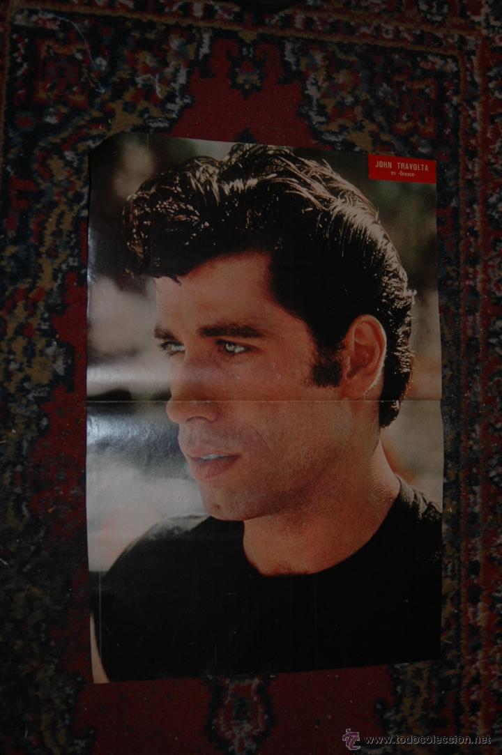 Cine: POSTER JOHN TRAVOLTA  ( GREES )CENTRAL REVISTA SEMANA  A&Ntilde;OS 70