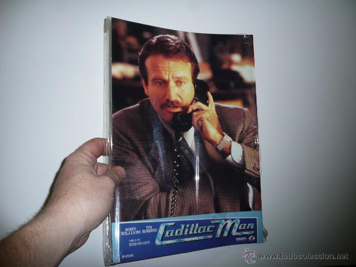 Cinema: Cadillac Man (Roger Dolandson, 1990) 12 fotocromos precintados - Robin Williams, Tim Robbins