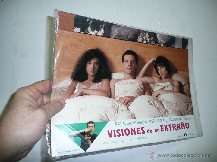 Cinema: Visiones de un extra&ntilde;o (Enrique Alberich 1991) 8 fotocromos nuevos - Patricia Adriani, Cristina Poch