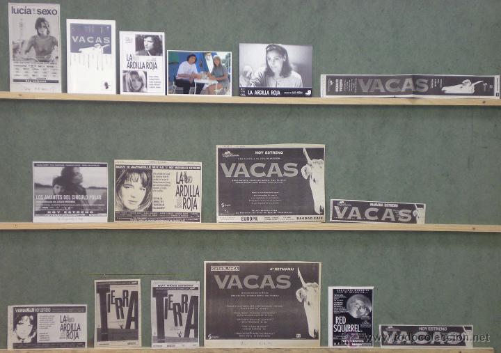 Cinema: G5128 JULIO MEDEM COLECCION 4 POSTALES + 12 CLICHES DE PRENSA