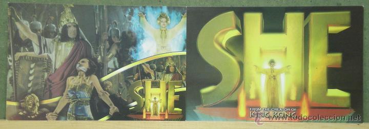 Cinema: F14470 SHE H RIDER HAGGARD set de 2 POSTALES