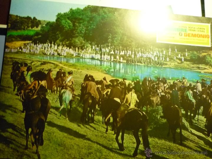 Cine: fotocromo hombre o demonio .-anthony quinn-sofia loren