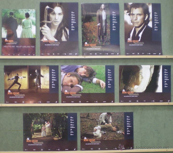 Kino: UP03 A LOS QUE AMAN ISABEL COIXET SET 8 FOTOCROMOS + GUIA ORIGINAL ESTRENO