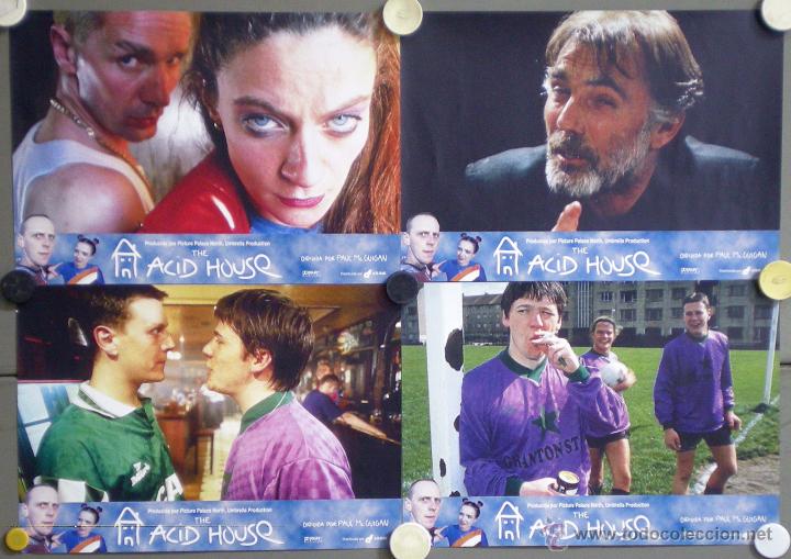 Cinema: UP08 ACID HOUSE PAUL MCGUIGAN SET 4 FOTOCROMOS ORIGINAL ESTRENO