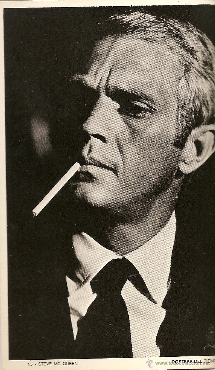 Cinema: POSTAL-FOTO STEVE MC QUEEN, , ED. POSTER DEL TIEMPO