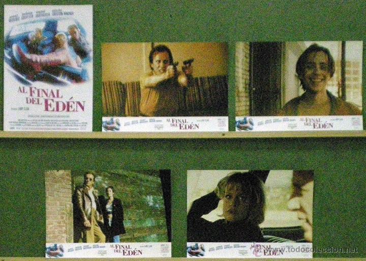 Cine: UP20 AL FINAL DEL EDEN JAMES WOODS MELANIE GRIFFITH SET 4 FOTOCROMOS + GUIA ORIGINAL ESTRENO