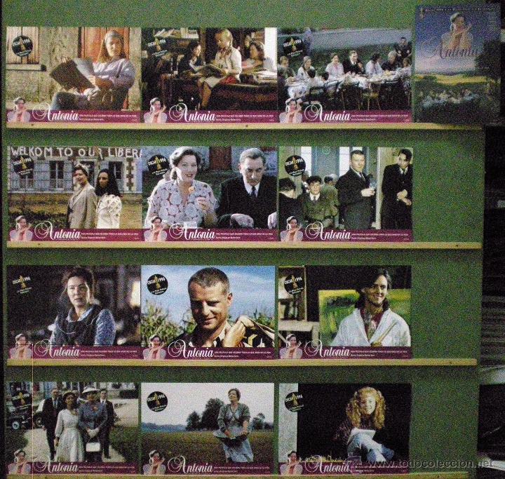 Cinema: UP22 ANTONIA MARLEEN GORRIS GANADORA OSCAR SET COMPLETO 12 FOTOCROMOS + GUIA ORIGINAL ESTRENO