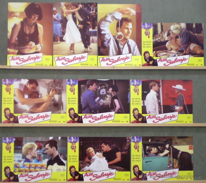 Cinema: UP46 ALGO SALVAJE MELANIE GRIFFITH SET 10 FOTOCROMOS ORIGINAL ESTRENO
