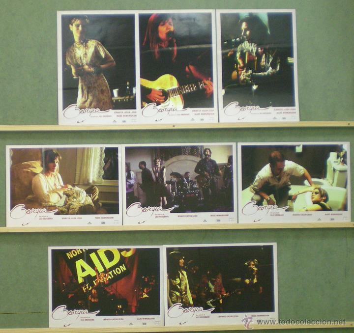 Cinema: UP60 GEORGIA ULU GROSBARD JENNIFER JASON LEIGH SET COMPLETO 8 FOTOCROMOS ORIGINAL ESTRENO