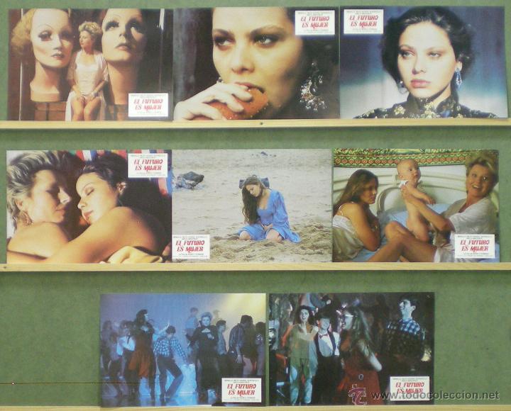 Cine: UP69 EL FUTURO ES MUJER ORNELLA MUTI HANNA SCHYGULLA SET 8 FOTOCROMOS ORIGINAL ESTRENO