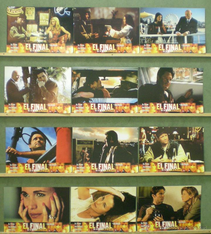 Cinema: UP73 EL FINAL DE LA VIOLENCIA WIN WENDERS BILL PULLMAN SET COMPLETO 12 FOTOCROMOS ORIGINAL ESTRENO