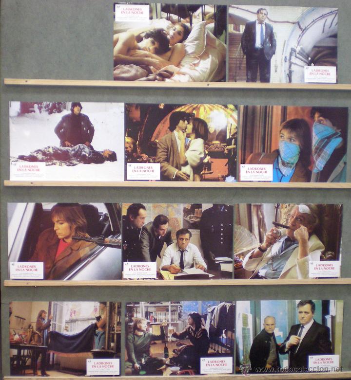 Cine: UP89 LADRONES EN LA NOCHE SAMUEL FULLER SET 11 FOTOCROMOS ORIGINAL ESTRENO