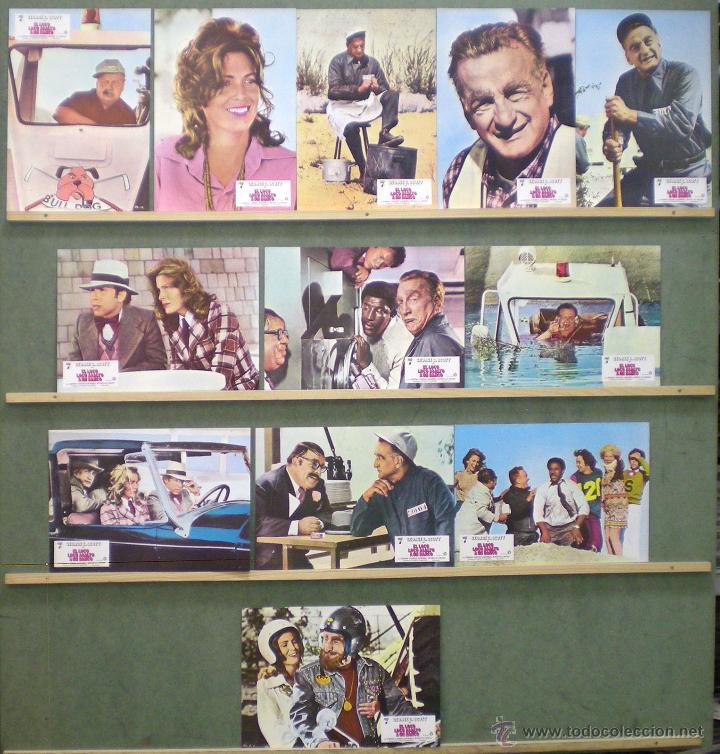 Cine: UP93 EL LOCO LOCO ASALTO A UN BANCO GEORGE C. SCOTT SET COMPLETO 12 FOTOCROMOS ORIGINAL ESTRENO