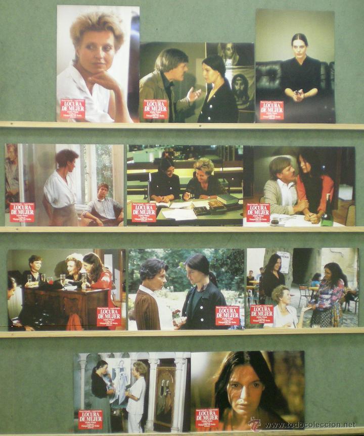 Cinema: UP98 LOCURA DE MUJER MARGARETHE VON TROTTA HANNA SCHYGULLA SET 11 FOTOCROMOS ORIGINAL ESTRENO