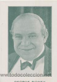 Kino: Cromo  de Cine.(10x7) n&ordm;  62. George Sidney.Cine La Alicantina - Sevilla. A&ntilde;os 20-30.