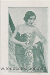 Kino: Cromo de Cine.(10x7) n&ordm; 61. Dolores del R&iacute;o. Cinema Porvenir- Sevilla. A&ntilde;os 20-30.