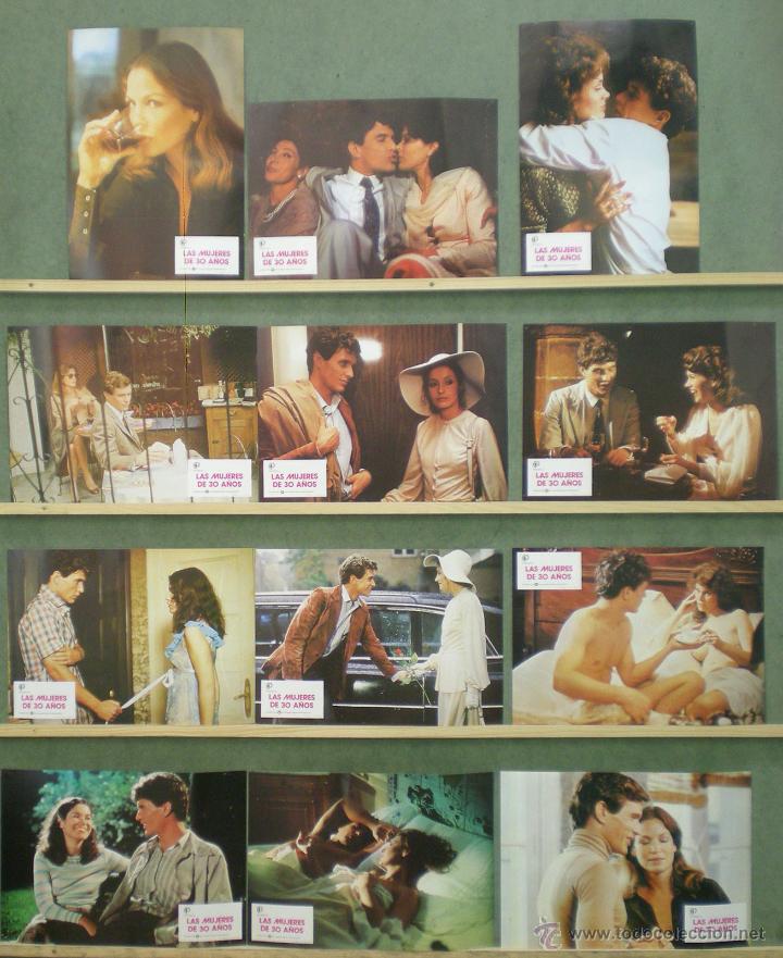 Cinema: UQ42 LAS MUJERES DE 30 A&Ntilde;OS TOM BERENGER KAREN BLACK SET COMPLETO 12 FOTOCROMOS ORIGINAL ESTRENO