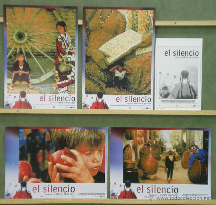 Cine: UQ41 EL SILENCIO MOHSEN MAJMALBAF SET 4 FOTOCROMOS + CLICHE ORIGINAL ESTRENO
