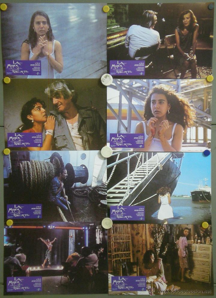 Cinema: UQ61 LA MUJER DEL PUERTO ARTURO RIPSTEIN SET 8 FOTOCROMOS ORIGINAL ESTRENO