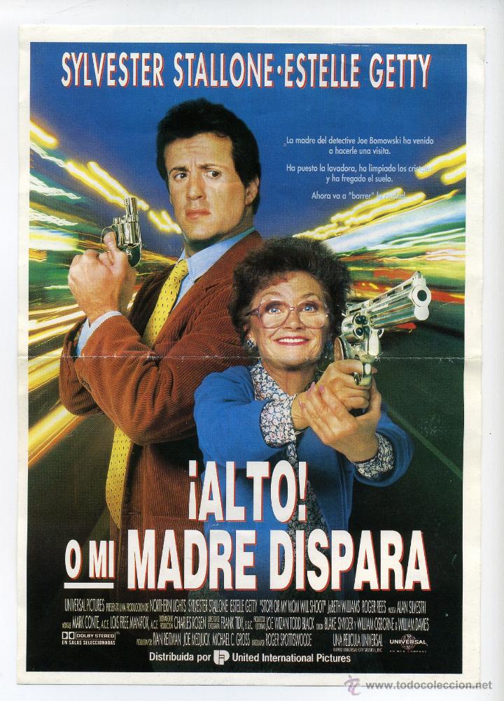 Cine: ALTO O MI MADRE DISPARA, con Sylvester Stallone.