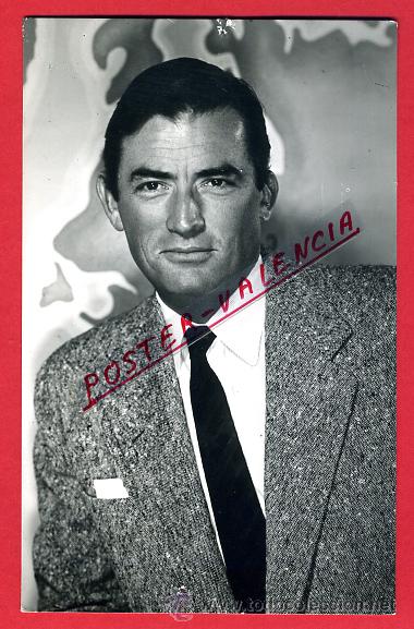 Cine: POSTAL ARTISTA, GREGORY PECK, P95294
