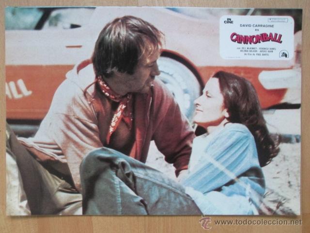 Cinema: CANNONBALL, CANNON BALL, BILL MCKINNEY, VERONICA HAMEL, 1979, 8 FOTOCROMOS, F134