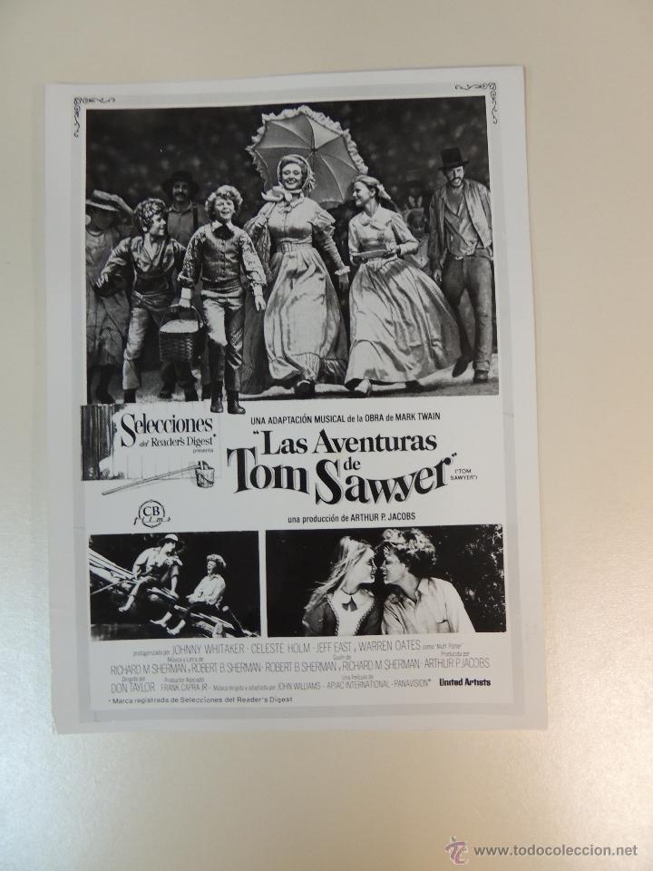 Cine: las aventuras de tom sawyer - foto b/n original - mark twain johnny whitaker celeste holm