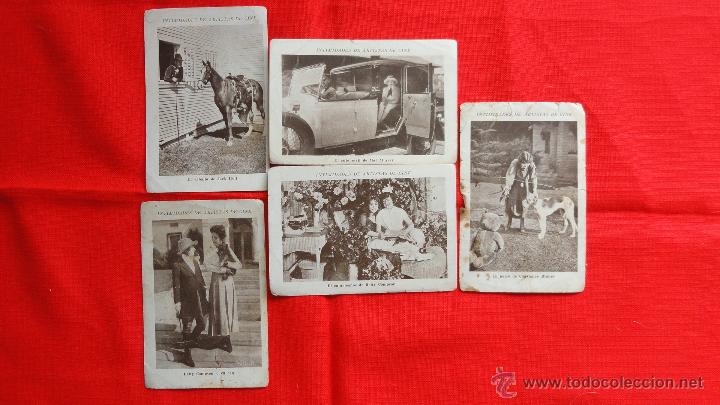 Kino: INTIMIDADES DE ARTISTAS DE CINE, 17 CROMOS, SERIE H, CHOCOLATES JUNCOSA A&Ntilde;OS 20/30