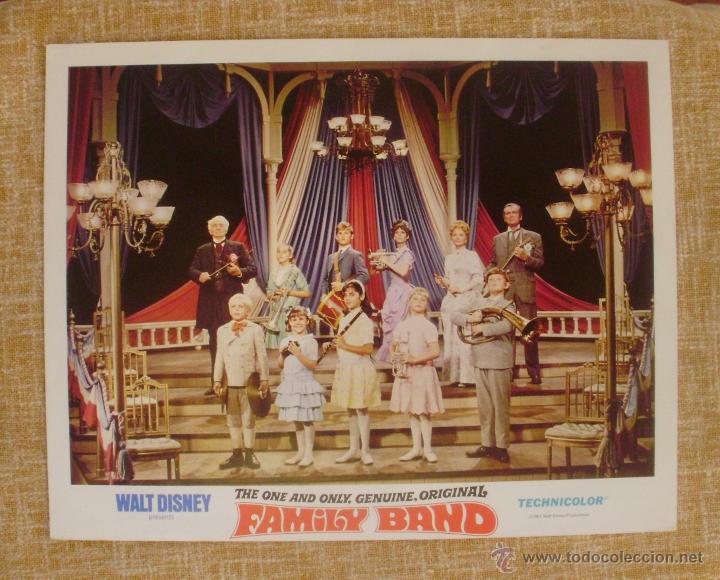 Cinema: Lobby Card de la pel&iacute;cula Family Band, a&ntilde;o 1967, Walt Disney Productions, Technicolor