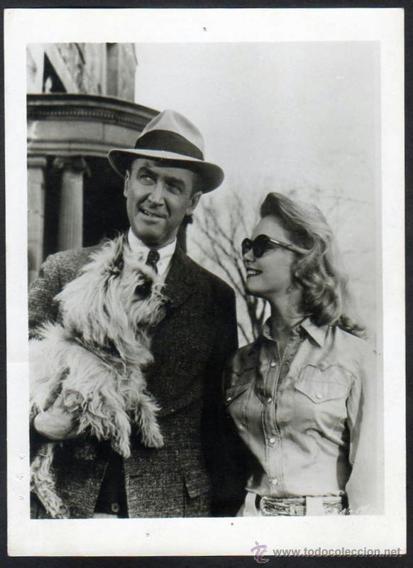 Cine: (C0182)FOTOGRAFIA 16X12 CM,JAMES STEWART Y LEE REMICK