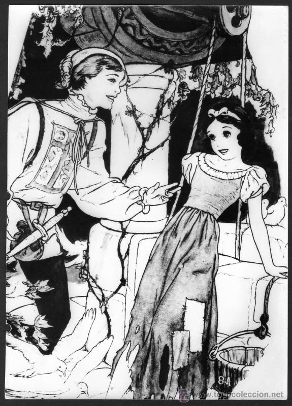 Cine: (C0307)FOTOGRAFIA 24X18 CM,BLANCANIEVES Y LOS 7 ENANITOS