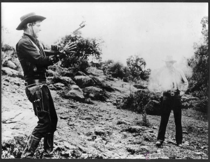 Cine: (C0410)FOTOGRAFIA 24X18 CM,GARY COOPER Y BURT LANCASTER EN VERACRUZ