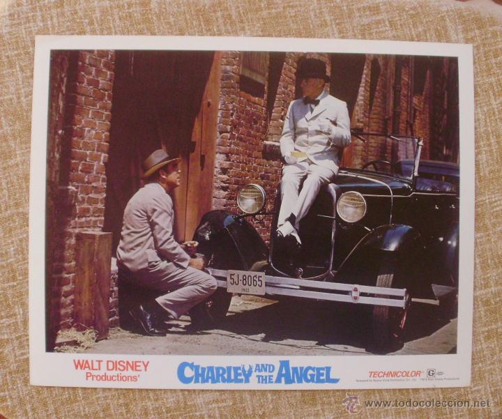 Cinema: Lobby Card de la pel&iacute;cula Charley and the Angel, Walt Disney, Technicolor, a&ntilde;o 1973, A Color, Usada