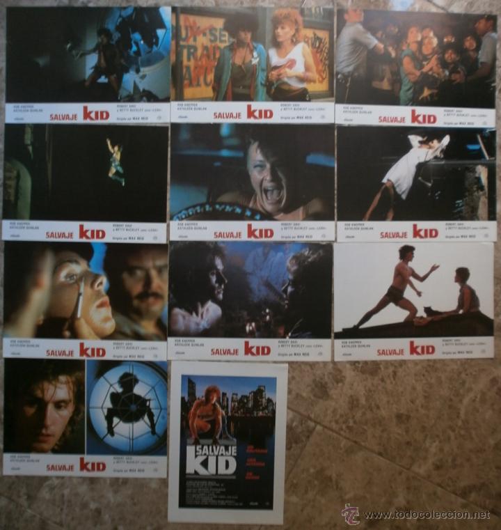 Cine: SALVAJE KID - ROB KNEPPER - SET COMPLETO 11 FOTOCROMOS