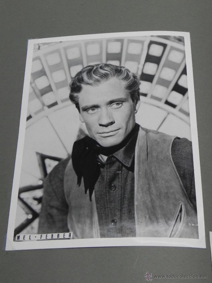 Cine: GRAN FOTOGRAFIA DEL ACTOR DE CINE MEL FERRER, MIDE 24 X 18 CMS.