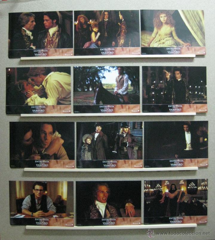 Cine: ENTREVISTA CON EL VAMPIRO - TOM CRUISE, BRAD PITT, ANTONIO BANDERAS, A&Ntilde;O 1994, SET COMPLETO 12