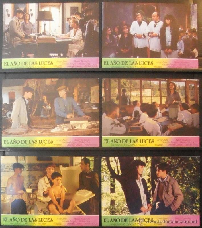 Cinema: (239) EL A&Ntilde;O DE LAS LUCES,JORGE SANZ,VERONICA FORQUE,VERDU,12 FOTOCROMOS,