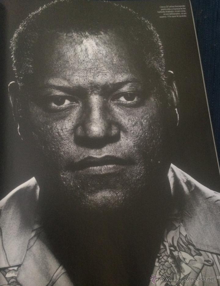 Cine: Fotograf&iacute;a art&iacute;stica. Actor Laurence Fishburne. P&aacute;gina de prensa enmarcable.