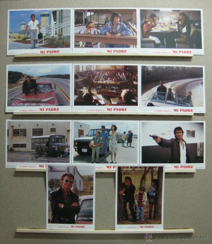 Cine: SET 11 FOTOCROMOS - EL ENEMIGO PUBLICO NUMERO 1 MI PADRE, PATRICK SWAYZE, HALLE BERRY